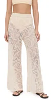 Dress To Lace Wise Leg Pants Off White In White