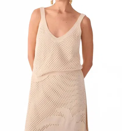 Dress To Oásis Tank Top In Sand In Neutral