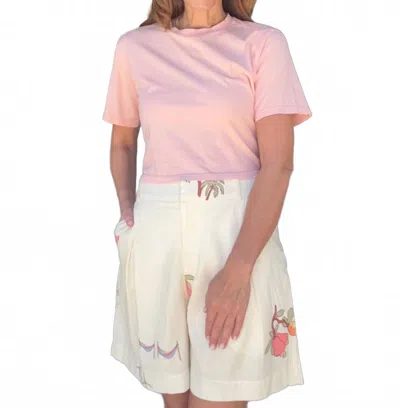 Dress To Scenes Summer Short In Ivory In Multi