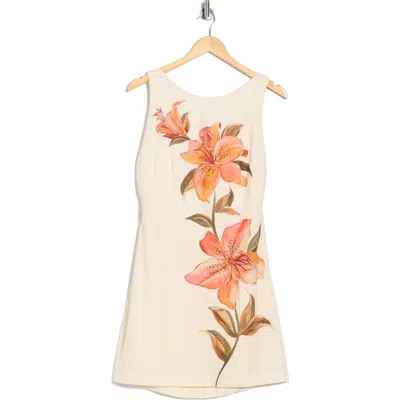 Dress To Sleeveless Open Back Minidress In Multi