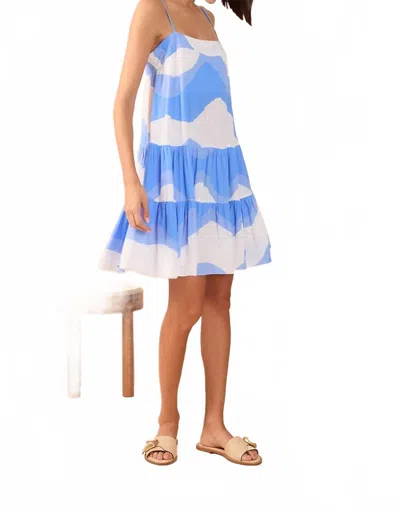 Dress To Tatiane Flow Print Mini Dress In Blue