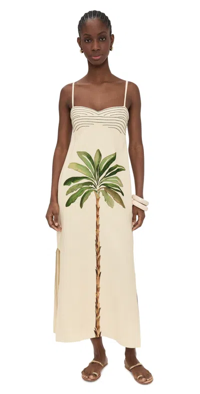 Dress To Tropical Print Maxi Dress Tropical Print In White