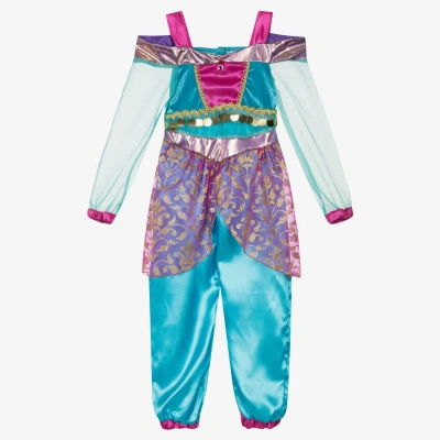 Dress Up By Design Kids'  Girls Arabian Genie Costume In Multi