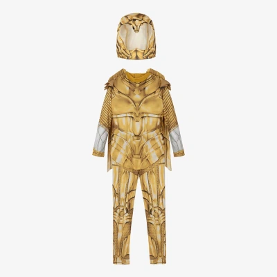 Dress Up By Design Kids'  Girls Gold Wonder Woman Costume