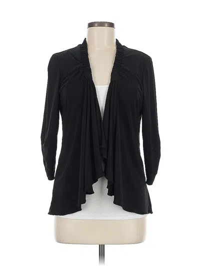 Pre-owned Dressbarn 3/4 Sleeve Blouse In Black