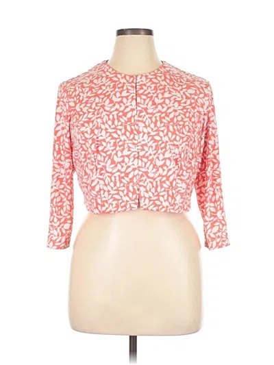 Pre-owned Dressbarn 3/4 Sleeve Blouse In Orange