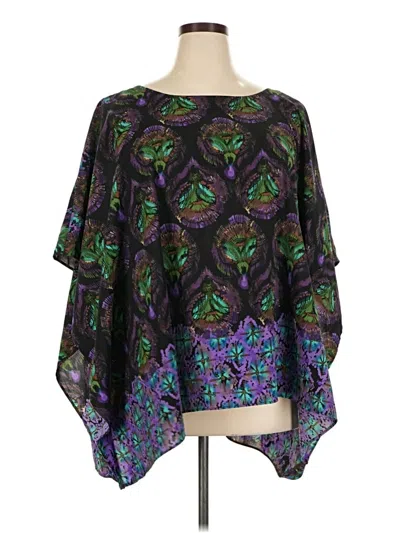 Pre-owned Dressbarn 3/4 Sleeve Blouse In Purple