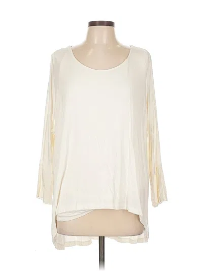 Pre-owned Dressbarn 3/4 Sleeve Top In White