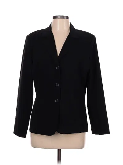 Pre-owned Dressbarn Blazer Jacket In Black