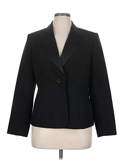 Pre-owned Dressbarn Blazer Jacket In Black