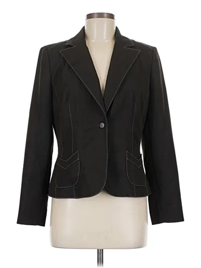 Pre-owned Dressbarn Blazer Jacket In Black