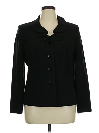 Pre-owned Dressbarn Blazer Jacket In Black