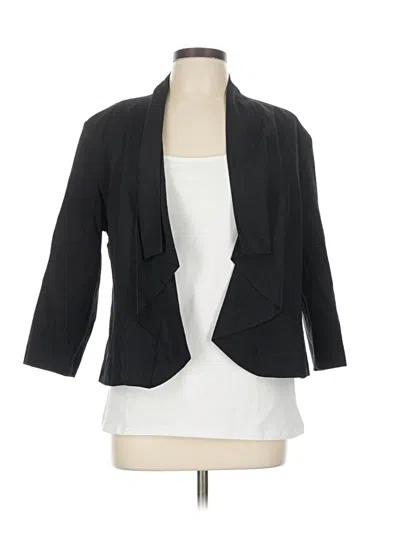 Pre-owned Dressbarn Blazer Jacket In Black