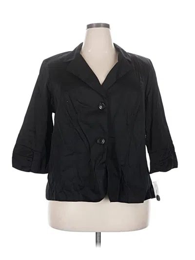 Dressbarn Blazer Jacket In Black