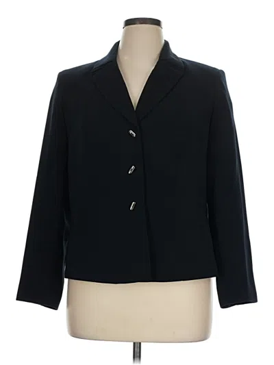 Pre-owned Dressbarn Blazer Jacket In Black