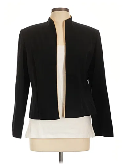 Pre-owned Dressbarn Blazer Jacket In Black