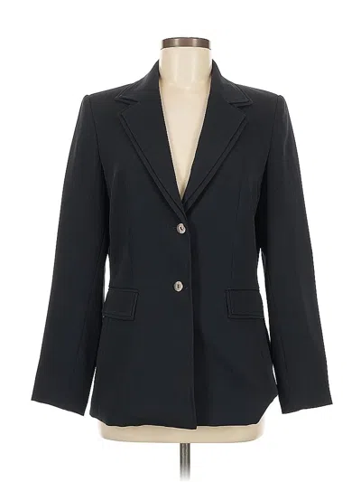 Pre-owned Dressbarn Blazer Jacket In Blue