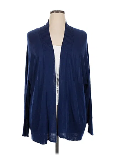 Pre-owned Dressbarn Blazer Jacket In Blue