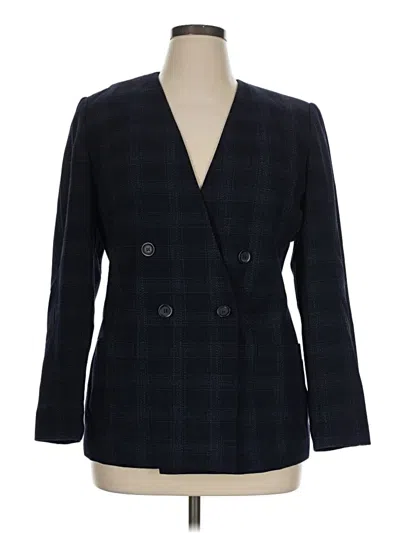 Pre-owned Dressbarn Blazer Jacket In Blue