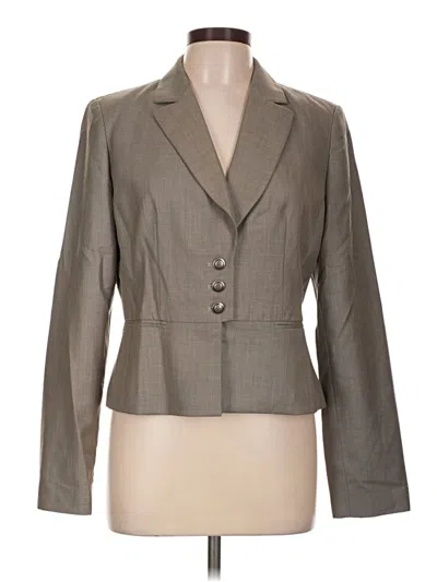 Pre-owned Dressbarn Blazer Jacket In Gray