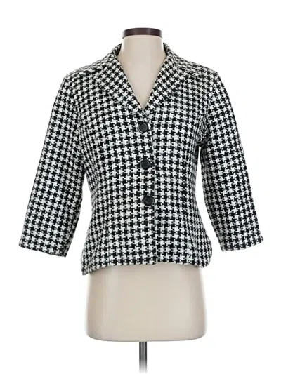 Pre-owned Dressbarn Blazer Jacket In Ivory