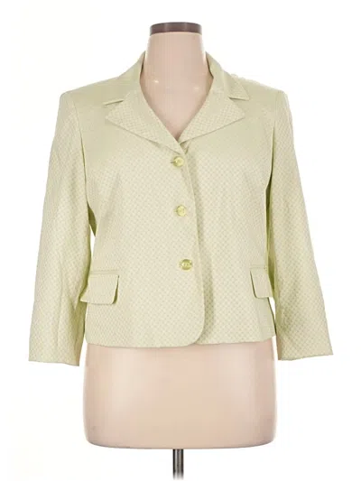 Pre-owned Dressbarn Blazer Jacket In Ivory