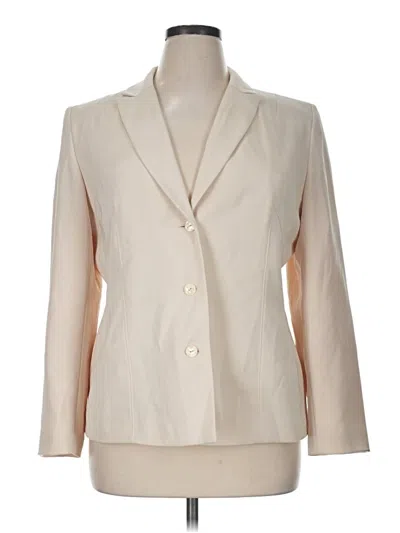 Pre-owned Dressbarn Blazer Jacket In Ivory