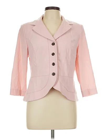 Pre-owned Dressbarn Blazer Jacket In Pink