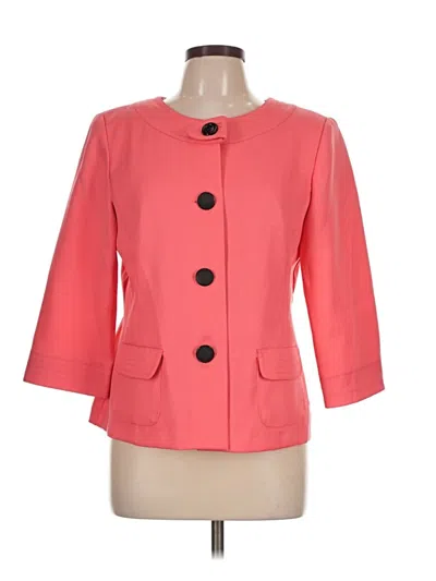Pre-owned Dressbarn Blazer Jacket In Pink