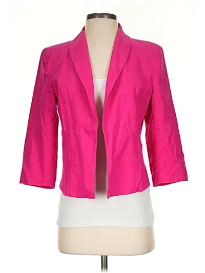 Pre-owned Dressbarn Blazer Jacket In Pink