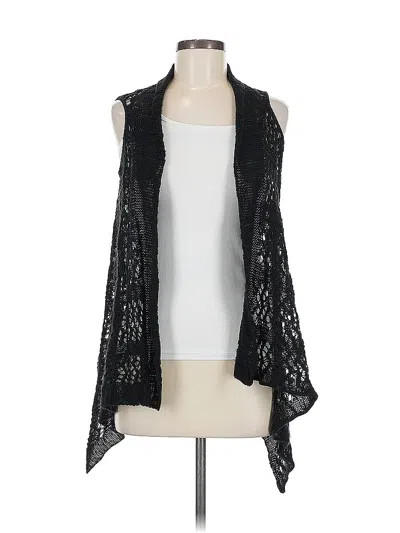 Pre-owned Dressbarn Cardigan Sweater In Black