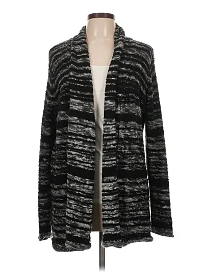 Pre-owned Dressbarn Cardigan Sweater In Black