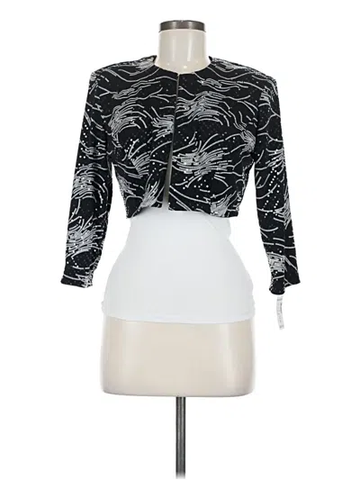Pre-owned Dressbarn Cardigan Sweater In Black