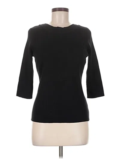 Pre-owned Dressbarn Cardigan Sweater In Black