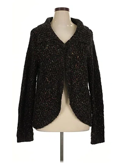 Pre-owned Dressbarn Cardigan Sweater In Black