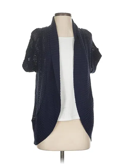 Pre-owned Dressbarn Cardigan Sweater In Blue