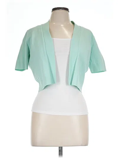 Pre-owned Dressbarn Cardigan Sweater In Blue