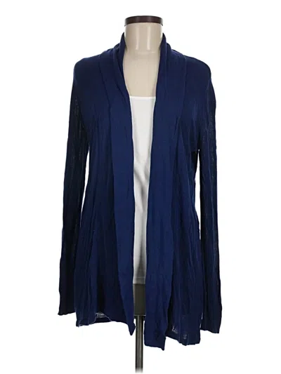 Pre-owned Dressbarn Cardigan Sweater In Blue
