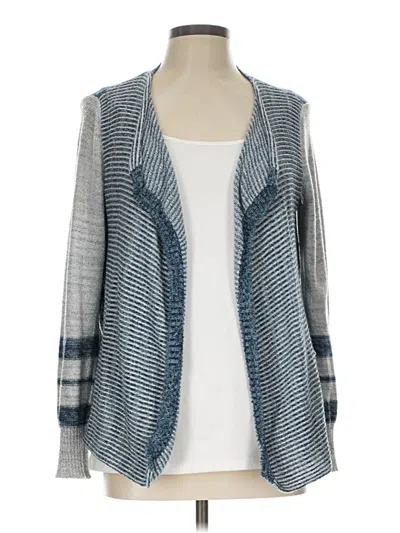 Pre-owned Dressbarn Cardigan Sweater In Blue