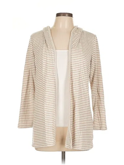 Pre-owned Dressbarn Cardigan Sweater In Brown