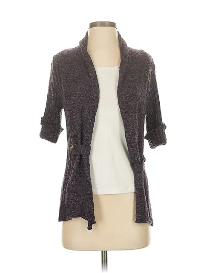 Pre-owned Dressbarn Cardigan Sweater In Gray