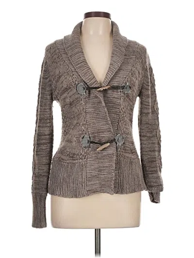 Pre-owned Dressbarn Cardigan Sweater In Gray