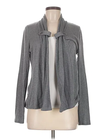 Pre-owned Dressbarn Cardigan Sweater In Gray