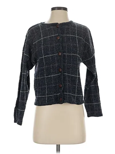 Pre-owned Dressbarn Cardigan Sweater In Gray