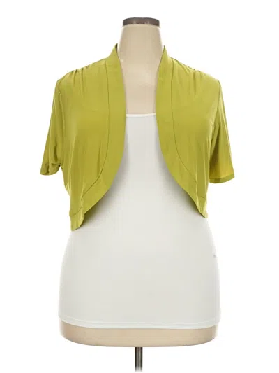 Pre-owned Dressbarn Cardigan Sweater In Green