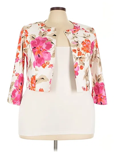 Pre-owned Dressbarn Cardigan Sweater In Ivory