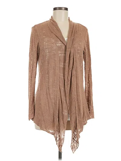 Pre-owned Dressbarn Cardigan Sweater In Tan