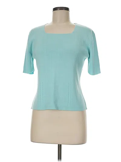 Pre-owned Dressbarn Cardigan Sweater In Teal