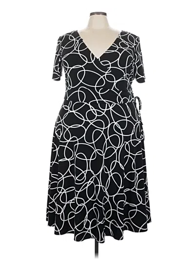 Pre-owned Dressbarn Casual Dress In Black