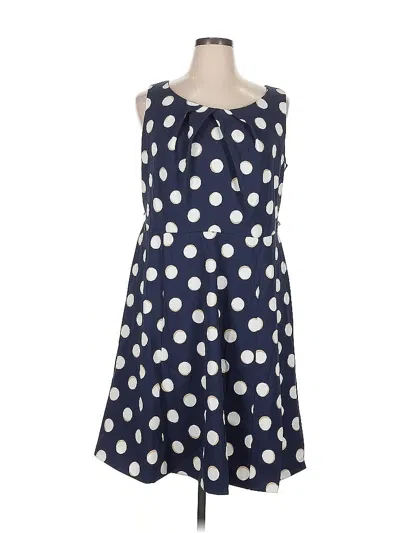 Pre-owned Dressbarn Casual Dress In Blue